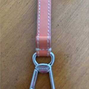 Coach patent Leather Key chain